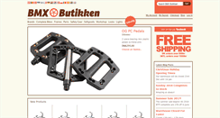 Desktop Screenshot of bmxbutikken.dk