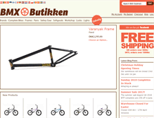 Tablet Screenshot of bmxbutikken.dk